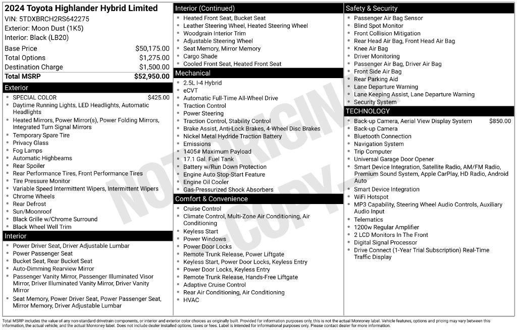2024 Toyota Highlander Limited