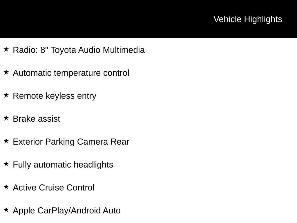 2025 Toyota Corolla LE