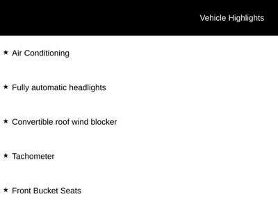 2000 Toyota MR2 Spyder Base
