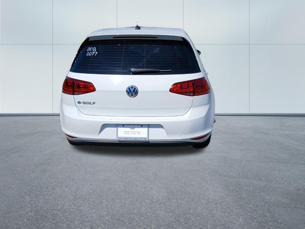 2016 Volkswagen e-Golf SE