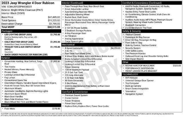 2023 Jeep Wrangler Rubicon