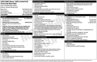 2022 GMC Sierra 1500 Limited SLE