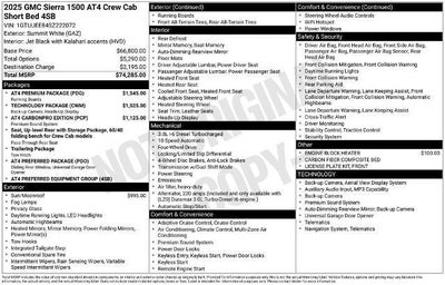 2025 GMC Sierra 1500 AT4
