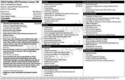 2023 Cadillac XT5 AWD Premium Luxury