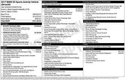 2017 BMW X5 Sports Activity Vehicle