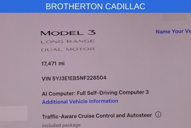2022 Tesla Model 3 Long Range